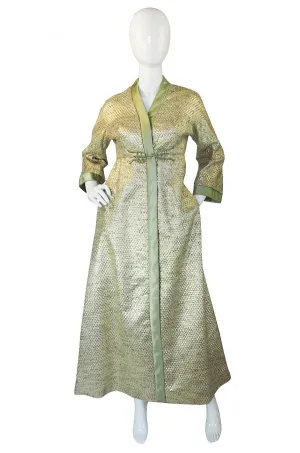1960s Dynasty Gold Hostess Gown