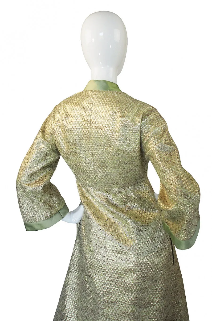1960s Dynasty Gold Hostess Gown