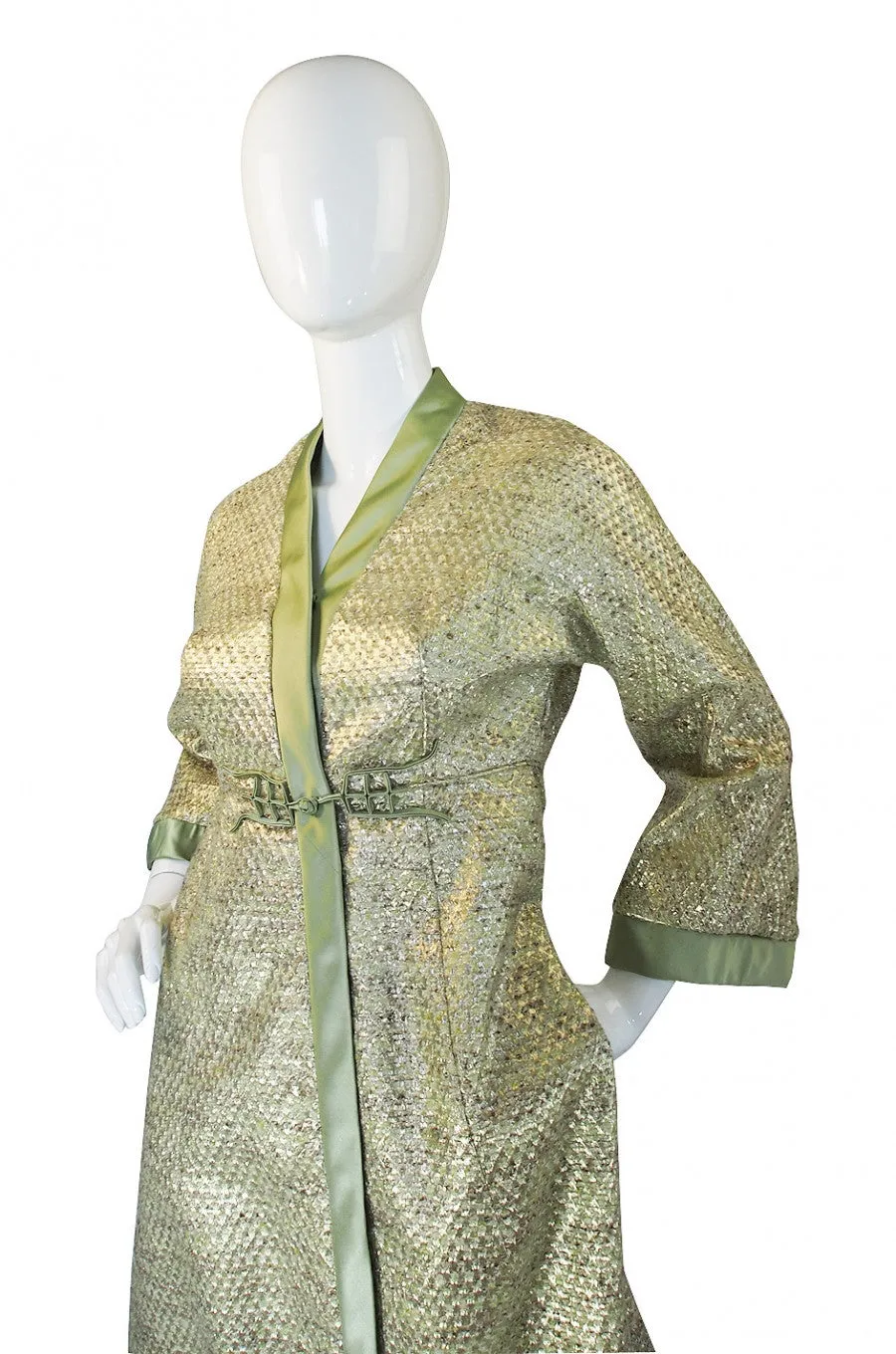1960s Dynasty Gold Hostess Gown