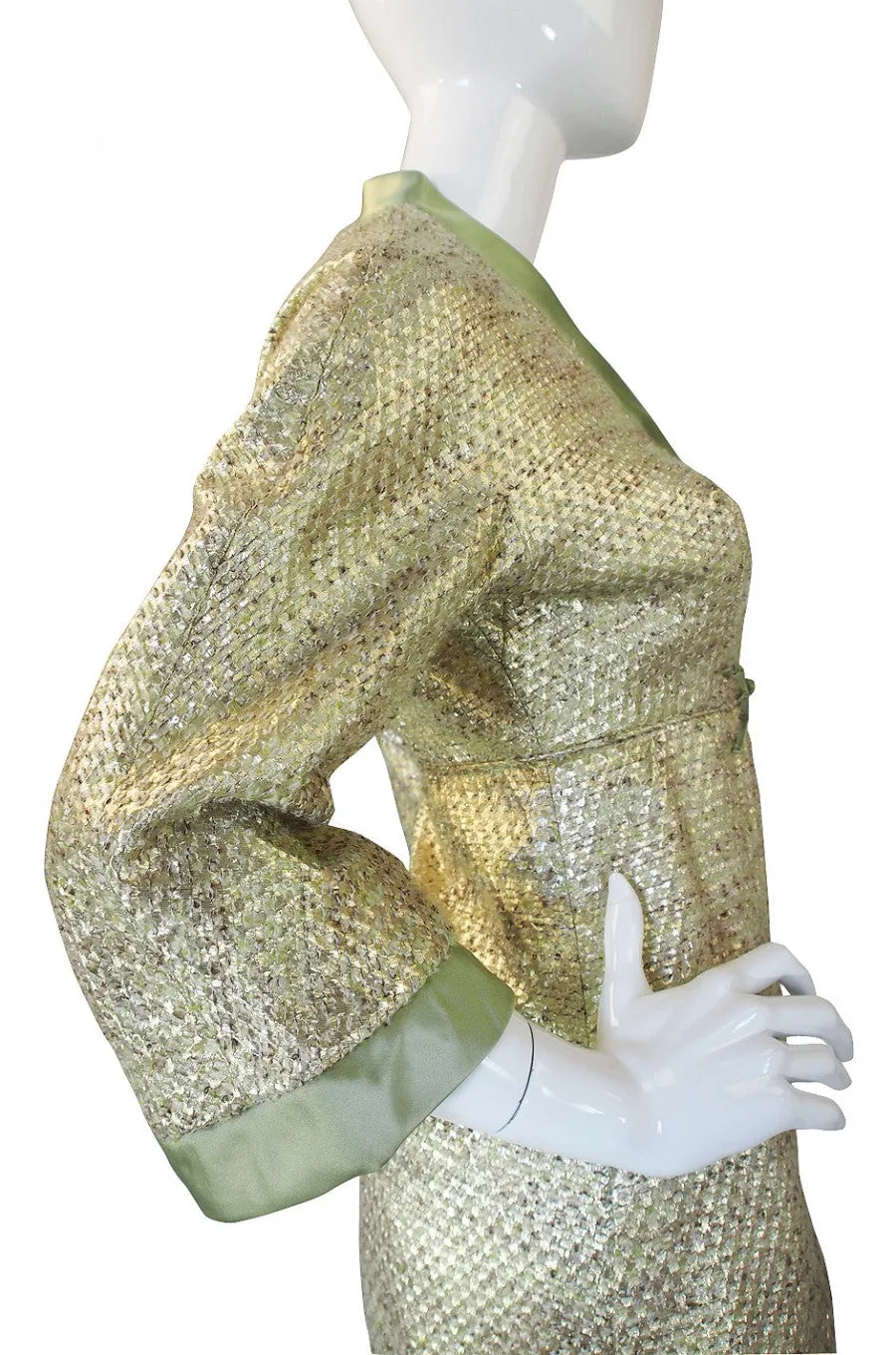 1960s Dynasty Gold Hostess Gown