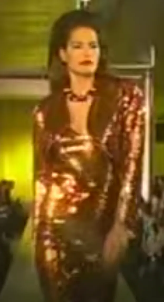 1988 STEPHEN SPROUSE Sequin Gown