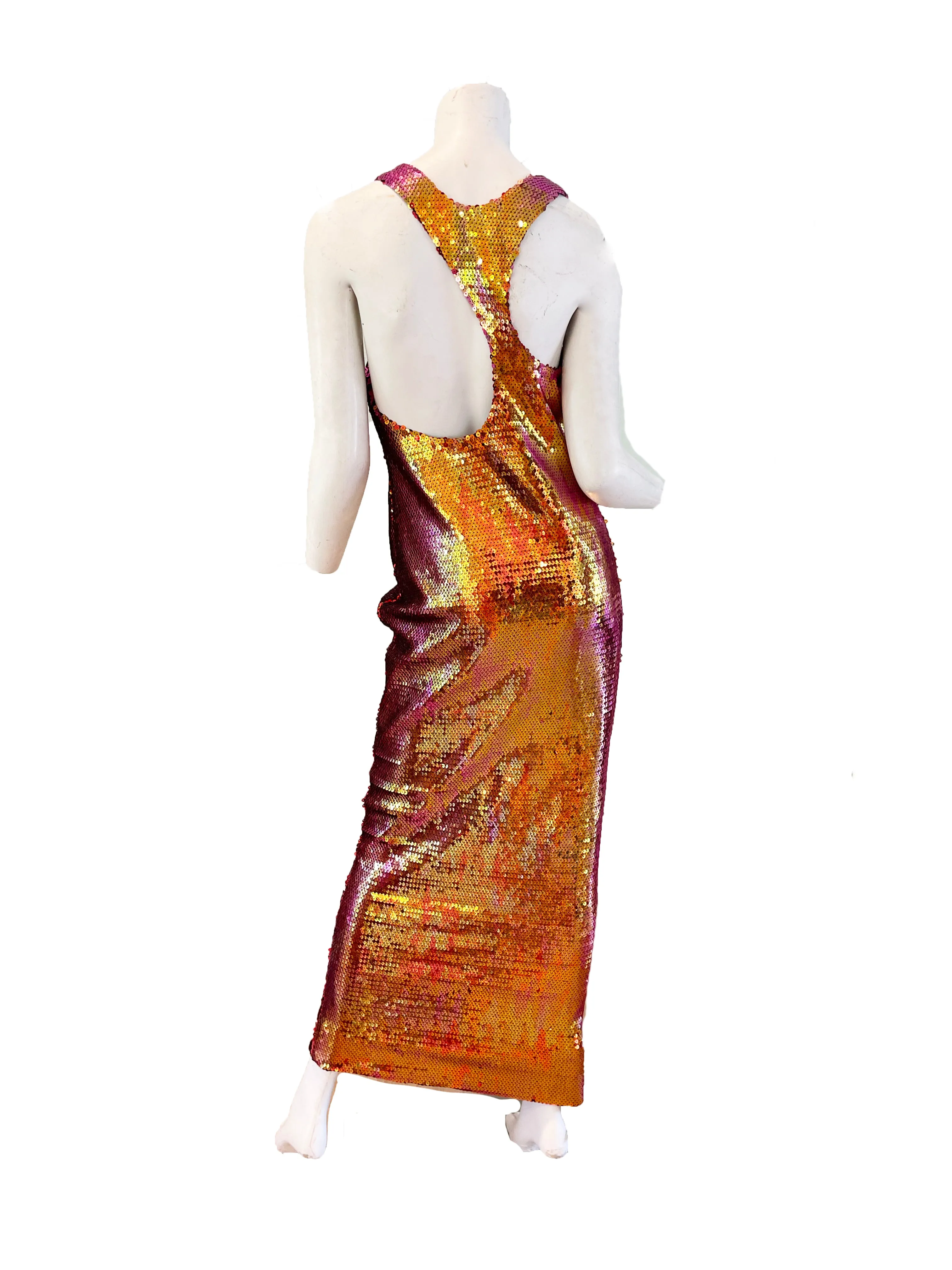 1988 STEPHEN SPROUSE Sequin Gown