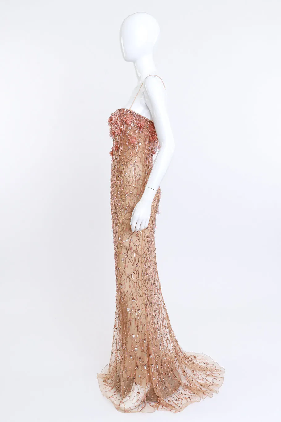 2017 Couture Collection Crystal Cluster Gown