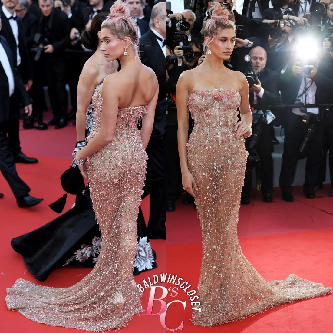 2017 Couture Collection Crystal Cluster Gown