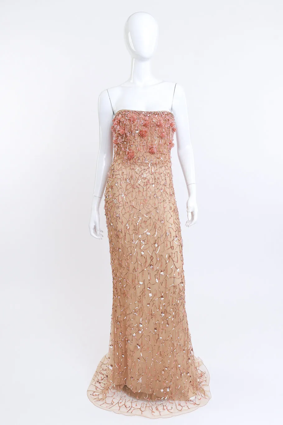 2017 Couture Collection Crystal Cluster Gown