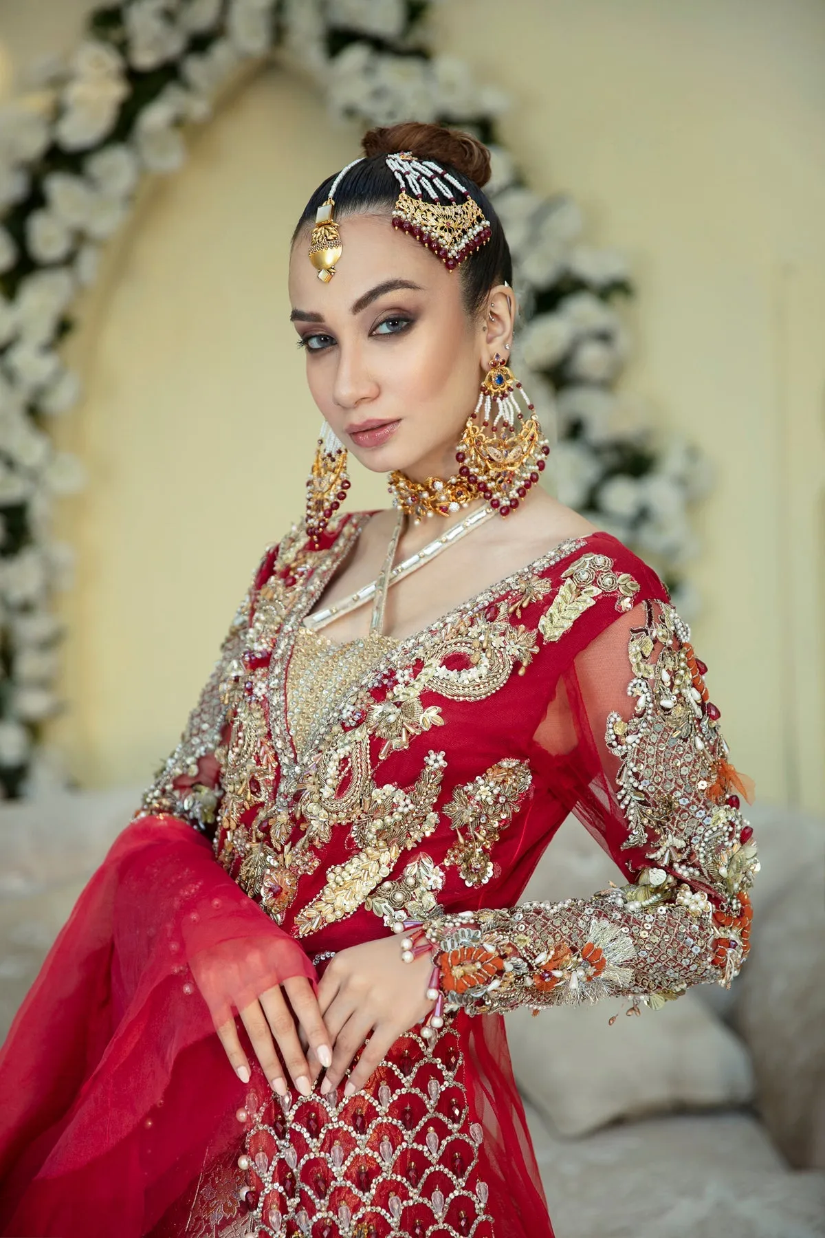 Adelia | AJR Couture Bridals Collection 2022 | Embroidered and Embellished Bridal Suits