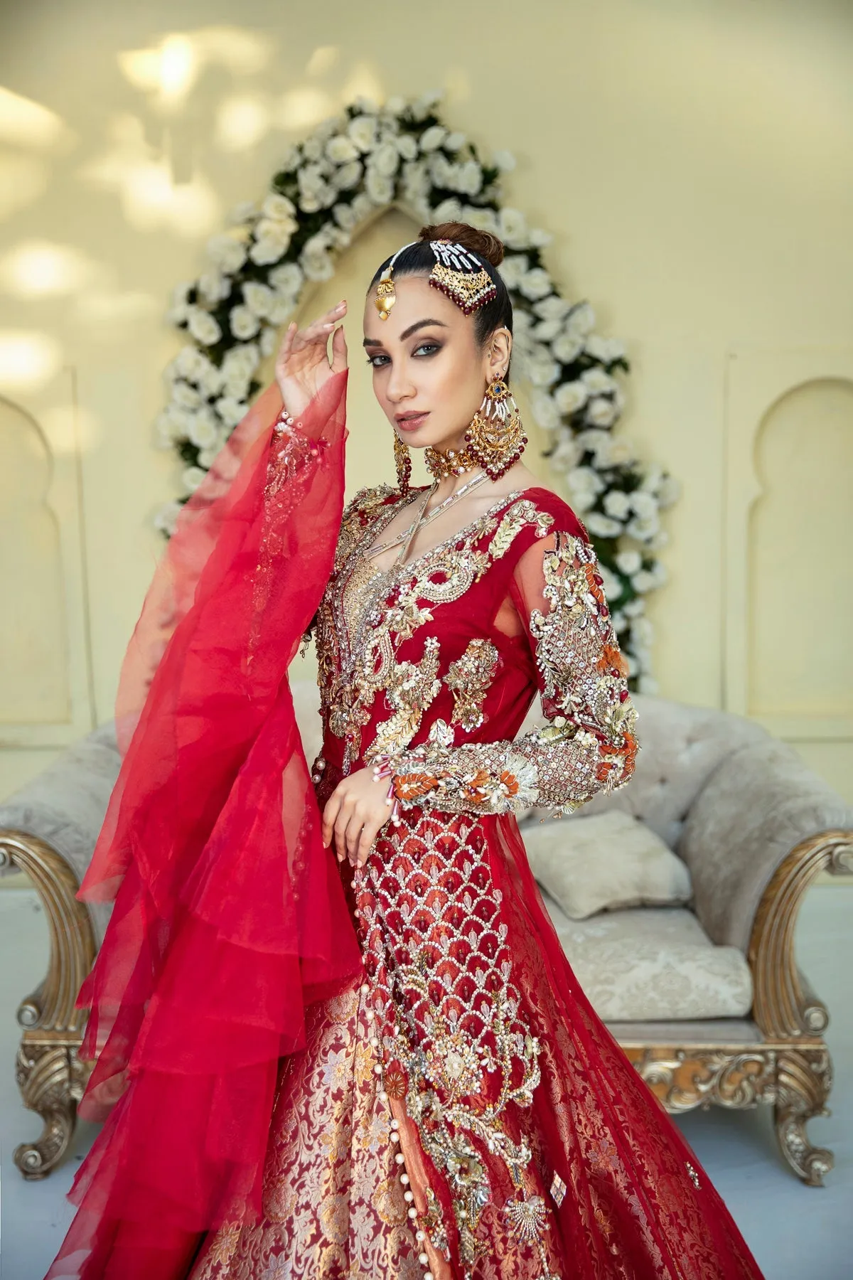 Adelia | AJR Couture Bridals Collection 2022 | Embroidered and Embellished Bridal Suits
