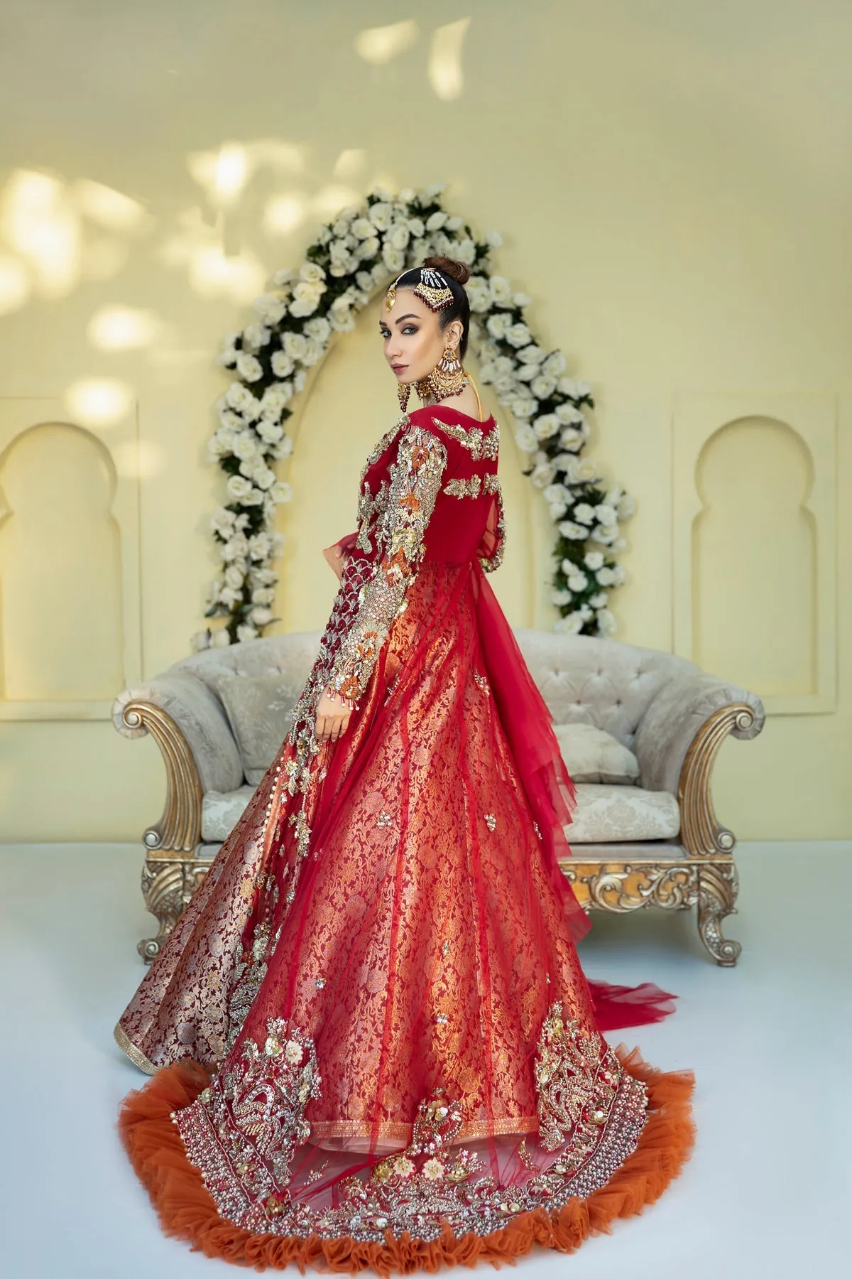 Adelia | AJR Couture Bridals Collection 2022 | Embroidered and Embellished Bridal Suits