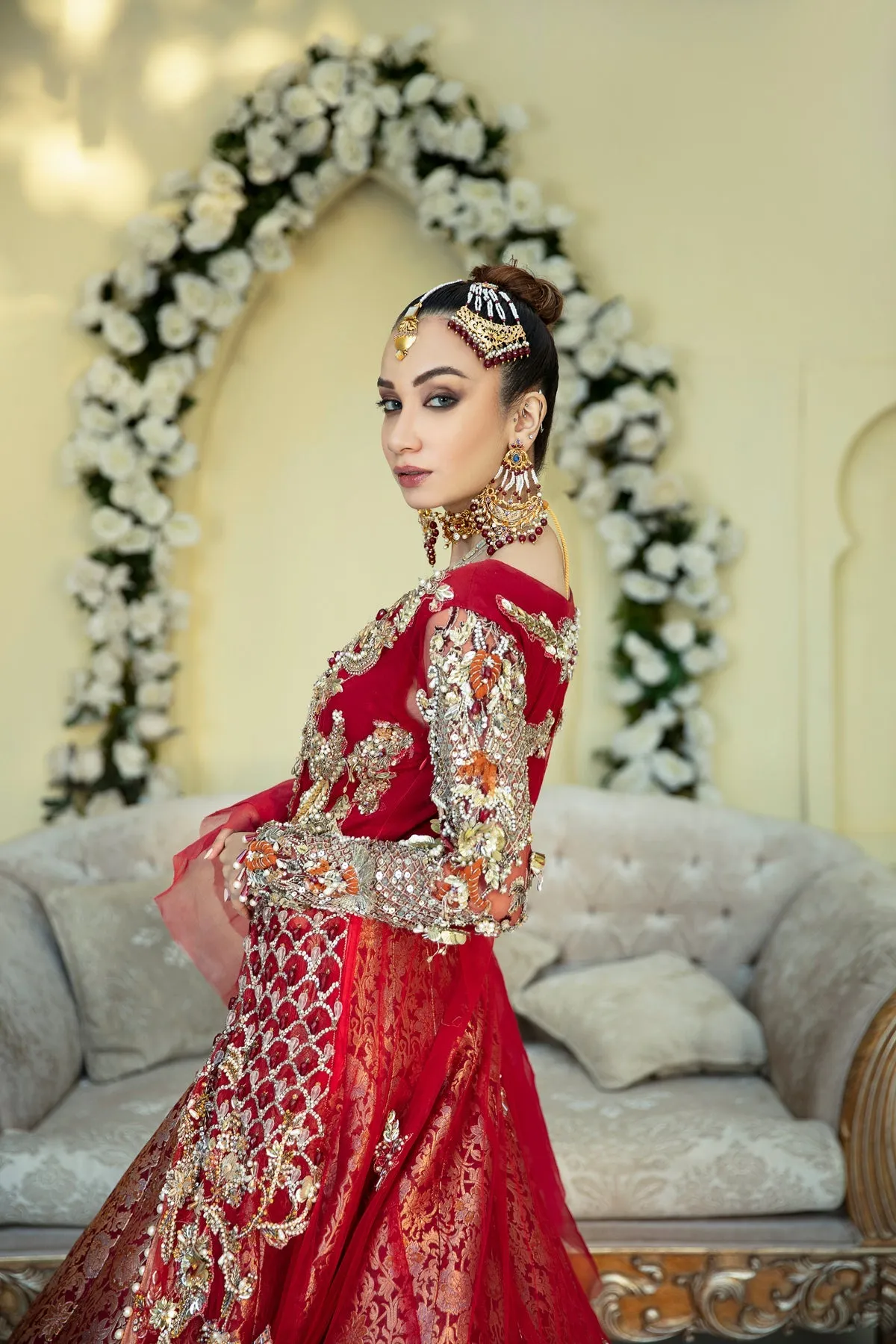 Adelia | AJR Couture Bridals Collection 2022 | Embroidered and Embellished Bridal Suits