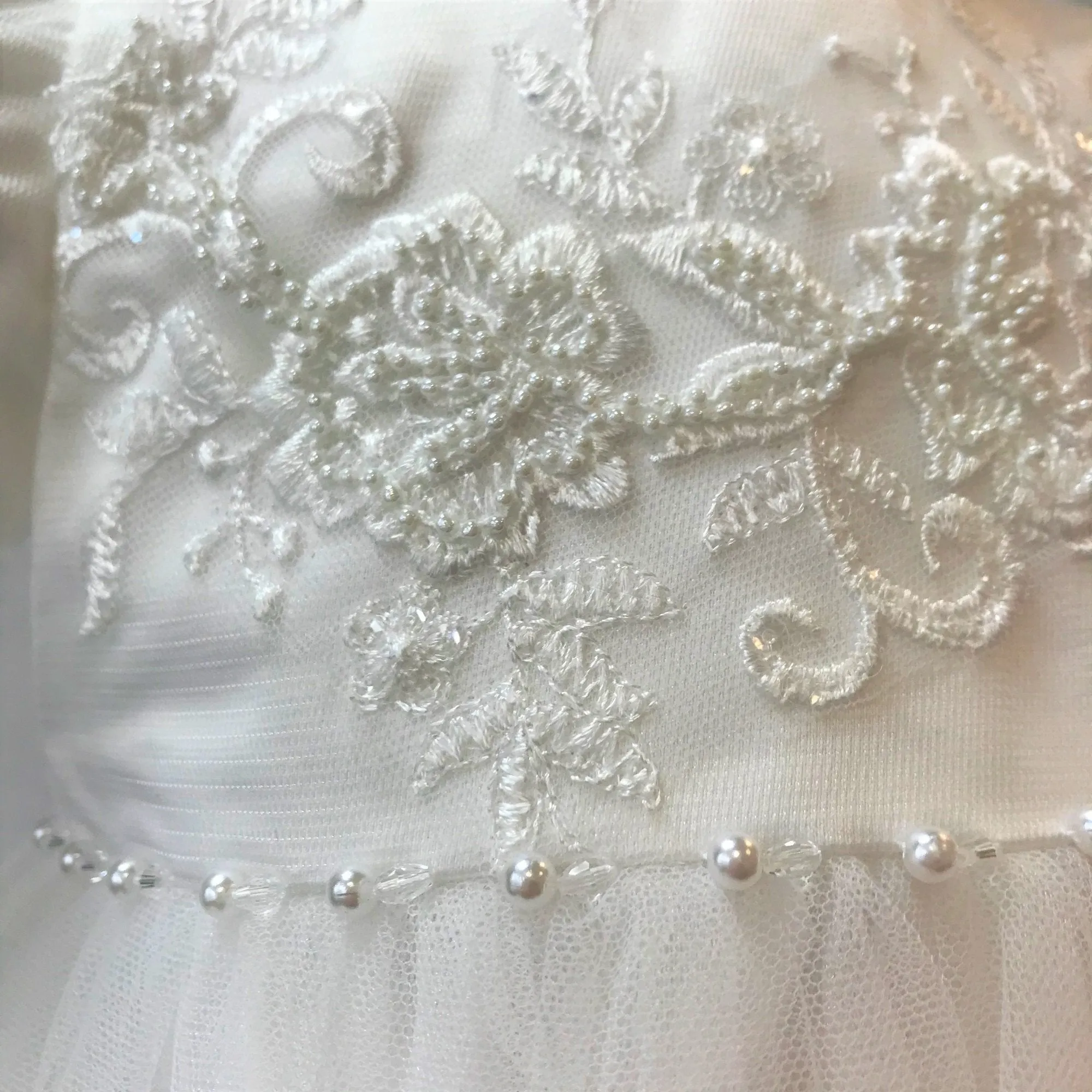 Alexa Ivory Christening Gown and Bonnet