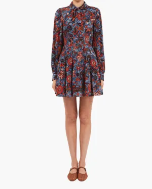 ALIYA DRESS IN CLEMATIS