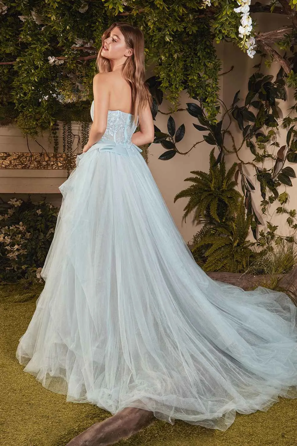 Andrea & Leo A1021 Monarch Butterfly Tulle Gown