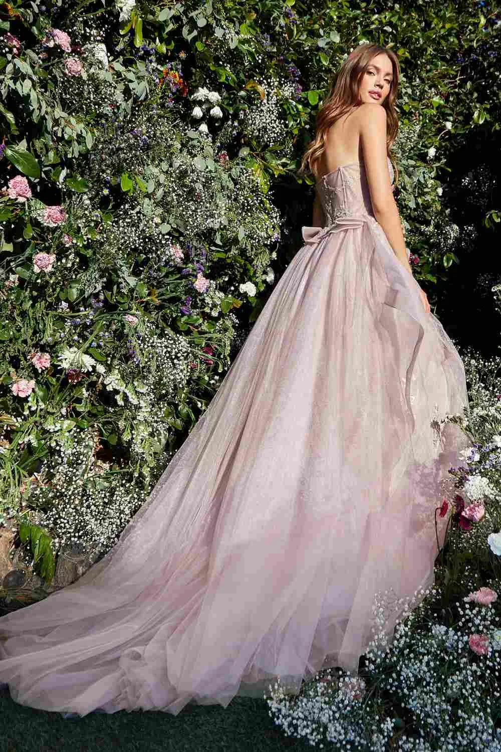 Andrea & Leo A1021 Monarch Butterfly Tulle Gown