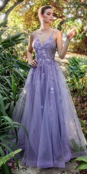 Andrea & Leo A1191 Floor Length Alicia Floral Embroidery Gown