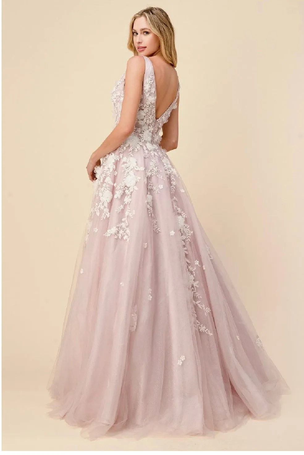 Andrea & Leo Evening Gown A1028