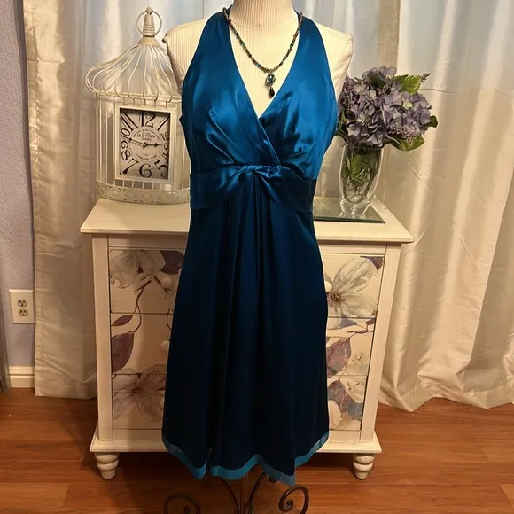 Ann Taylor Silk Satin Dress