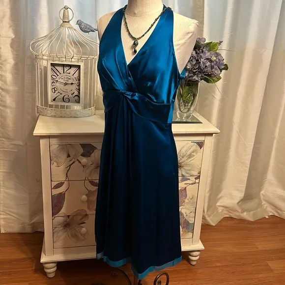 Ann Taylor Silk Satin Dress