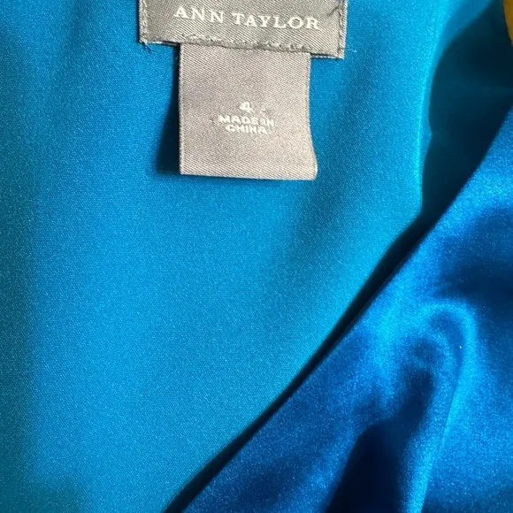 Ann Taylor Silk Satin Dress