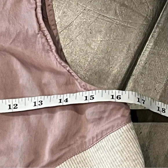Anthropologie Wildfell Dusty Pink Tiered Ruffle Dress - Size Small
