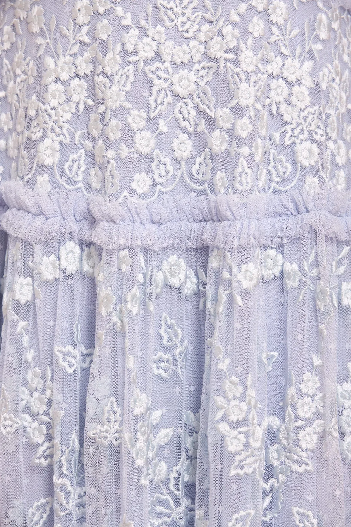 Autumn Lace Long Sleeve Ankle Gown
