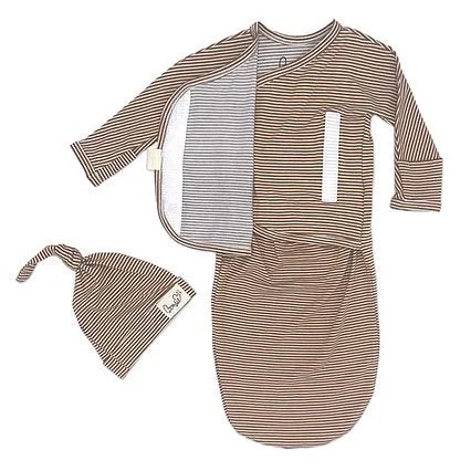 Baby Bag Gown - Mocha Twist