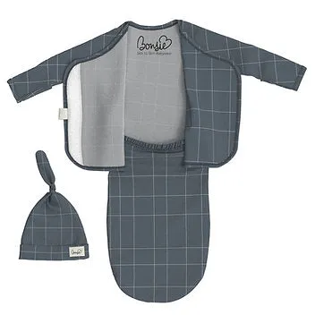 Baby Bag Gown Set - Criss Cross