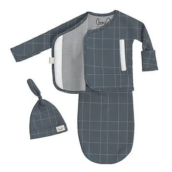Baby Bag Gown Set - Criss Cross