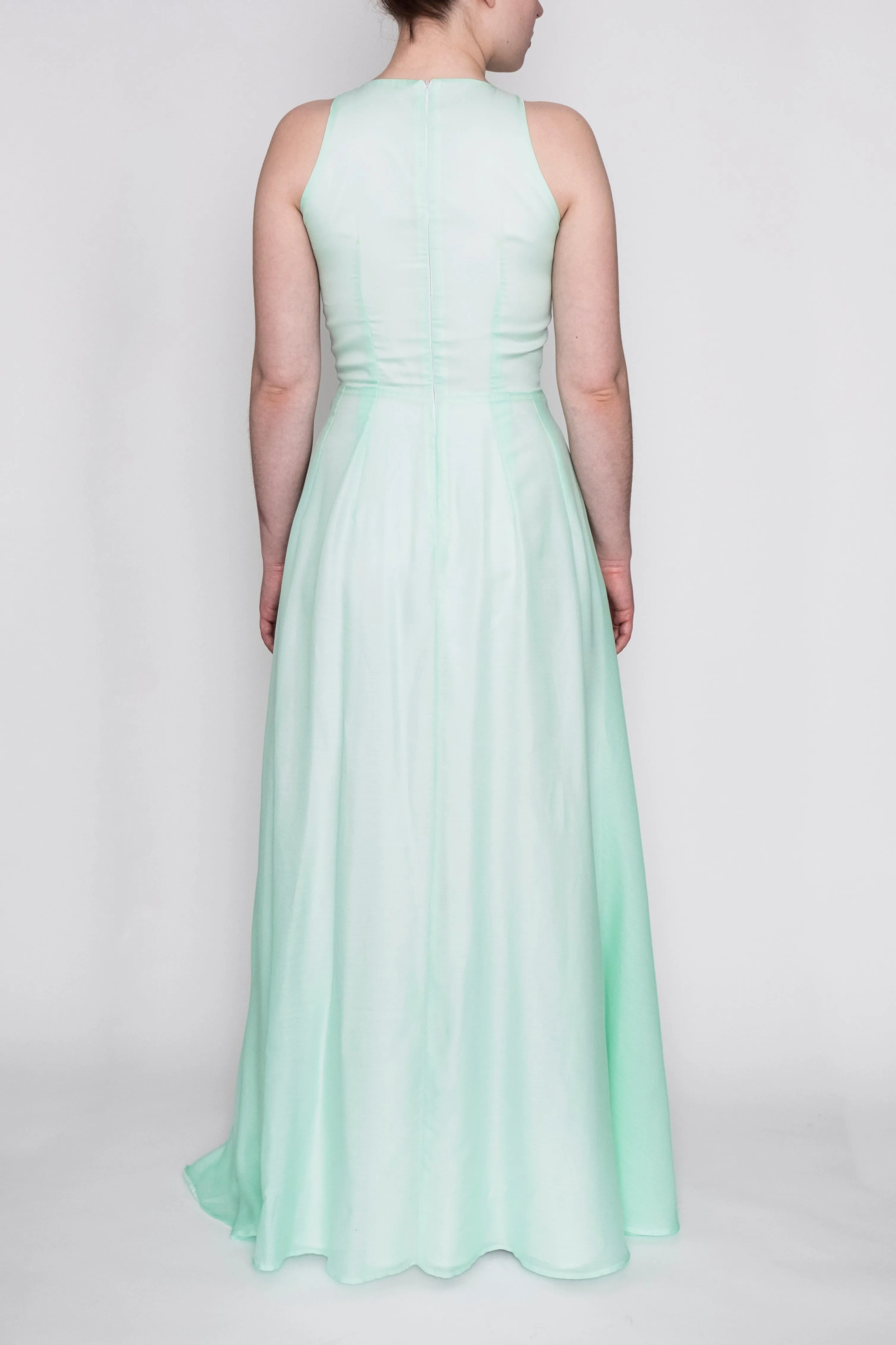 Baby Blue | Flowy A-Line Gown | Mint