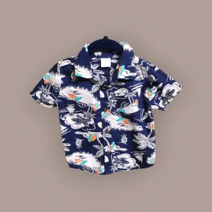 BABY BOY SIZE 12/18 MONTHS - GYMBOREE, Graphic Dress Shirt EUC B50
