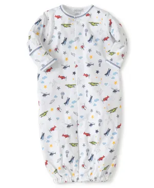 Baby Gown in Aviator Print