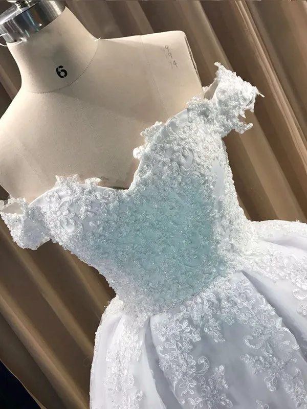 Ball Gown Cap Sleeve Lace Appliques Prom Dresses 2019 Burgundy Prom/Evening Dress PIN7114