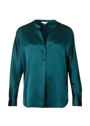 Band Collar Blouse