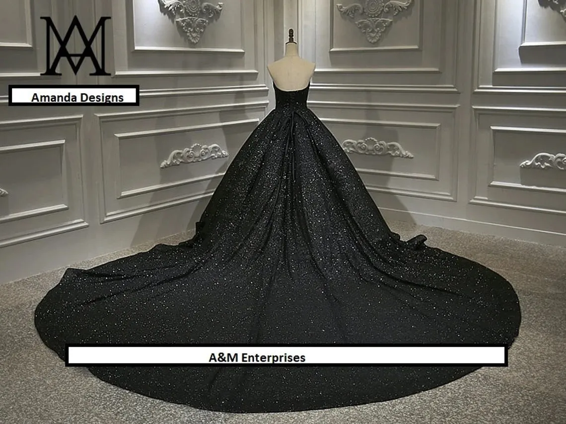 Black Glitter