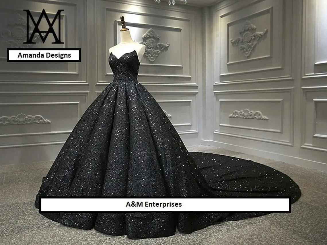 Black Glitter