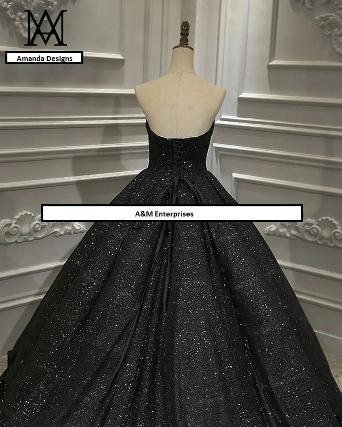 Black Glitter
