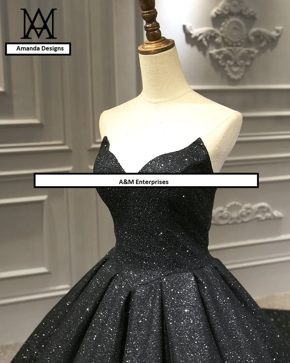 Black Glitter