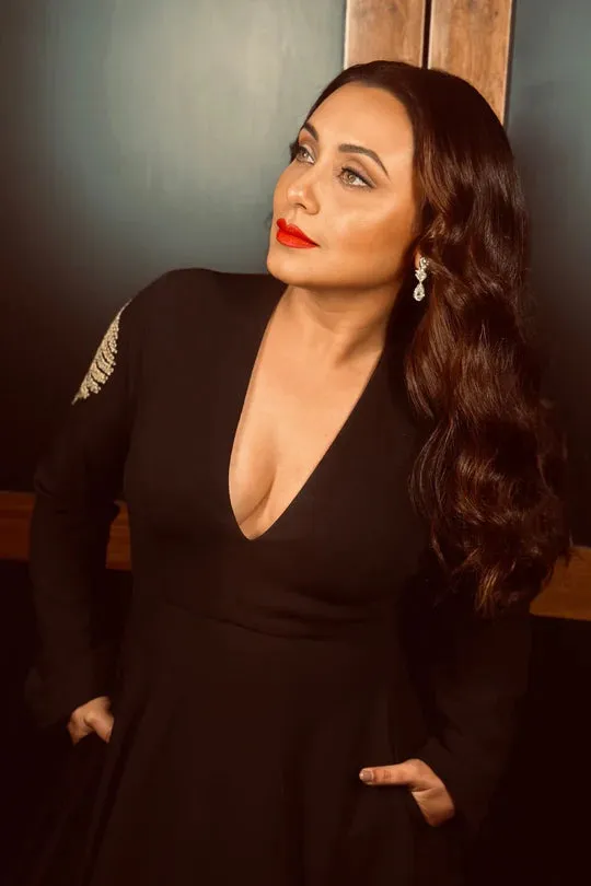 Black Kashmiri Leaf Gown