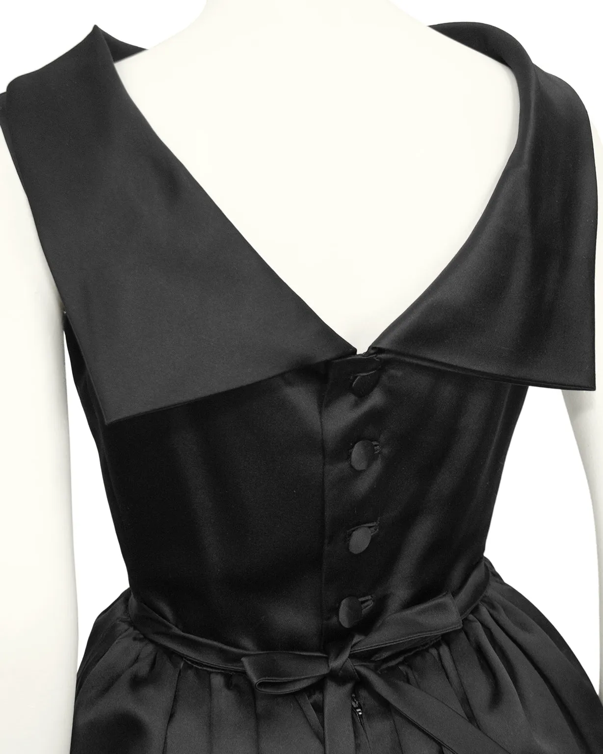 Black Satin Dress