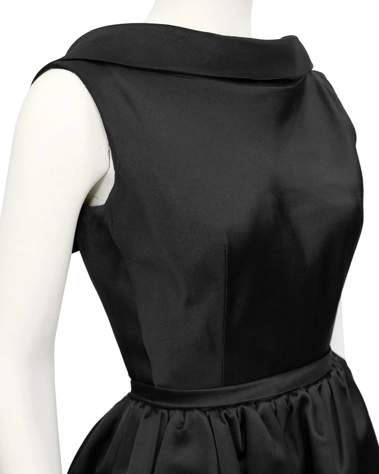 Black Satin Dress