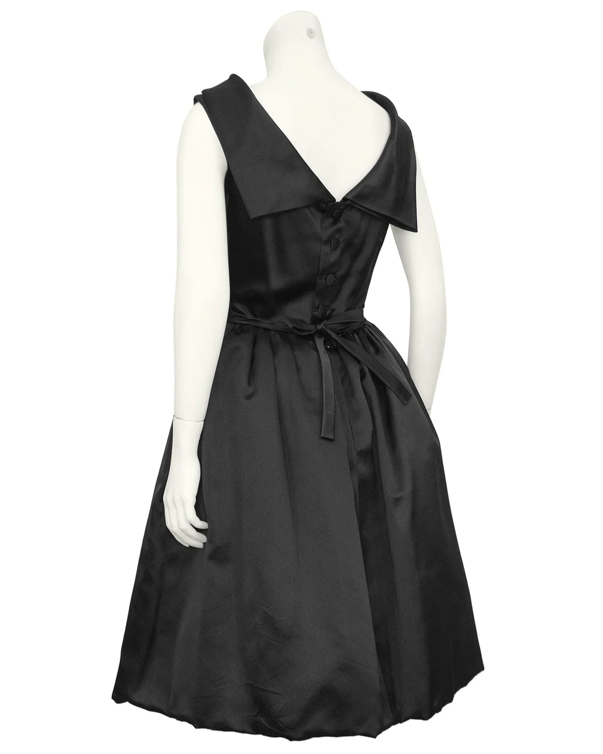 Black Satin Dress