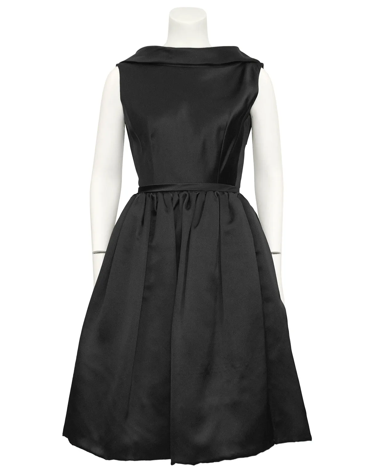 Black Satin Dress