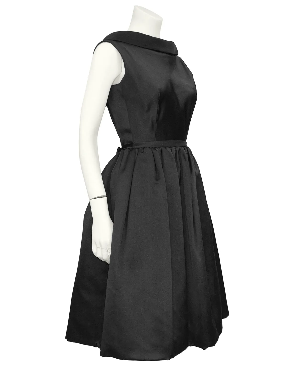 Black Satin Dress