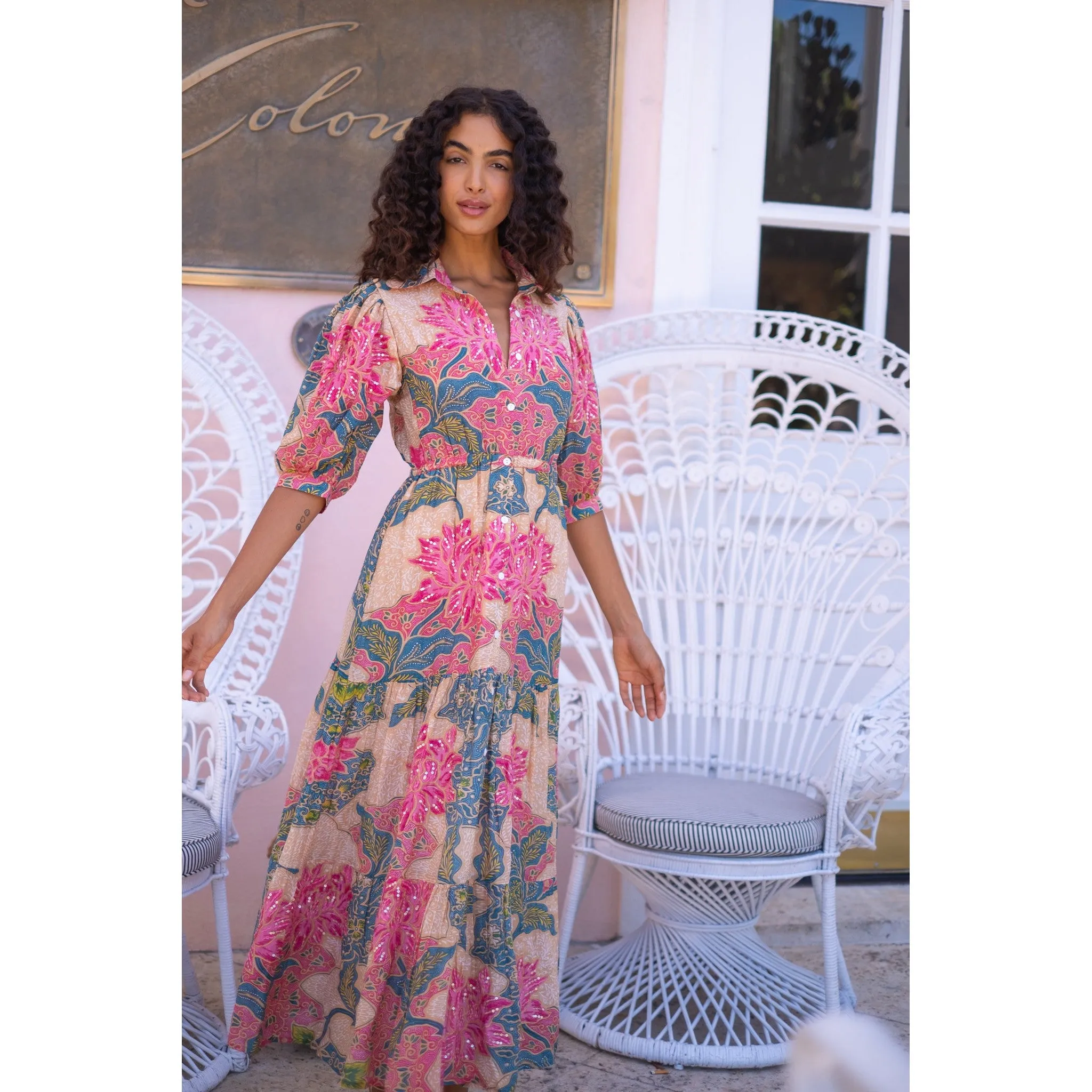 Blair Maxi Dress- Beaded