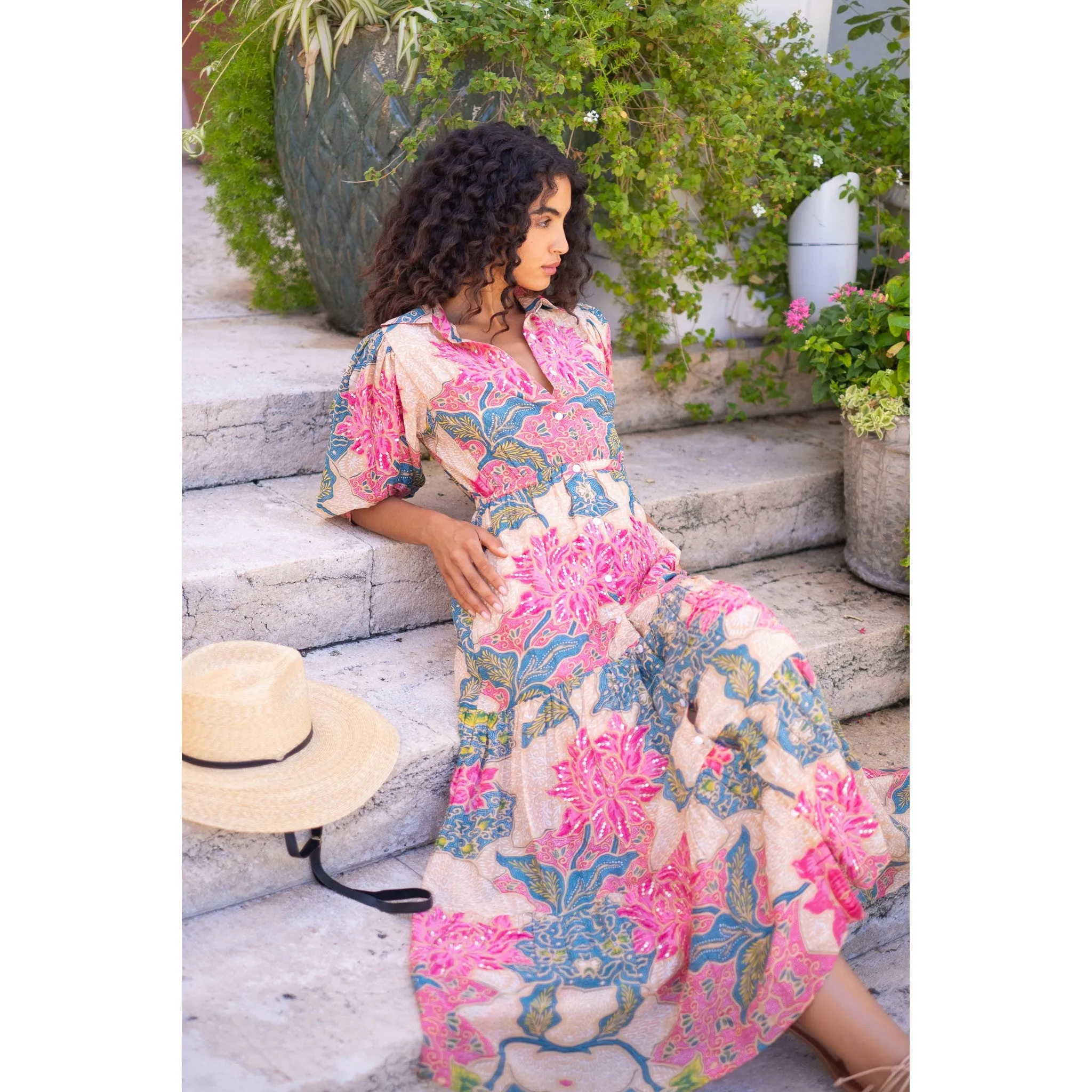 Blair Maxi Dress- Beaded