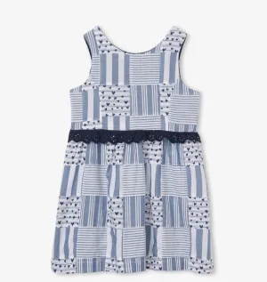 Blue Madras Dress