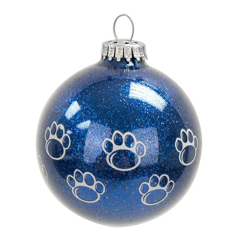 Blue Sparkle Nittany Lions Ornament