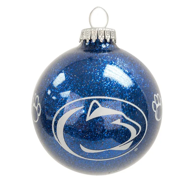 Blue Sparkle Nittany Lions Ornament