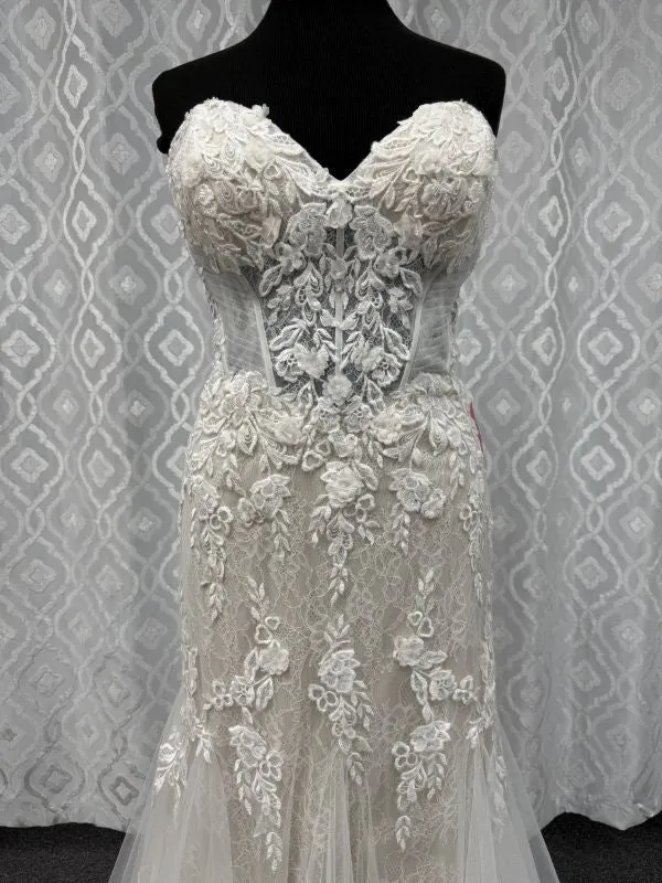 Bridal Sense Size 22 6178 Ivory/Nude Gown