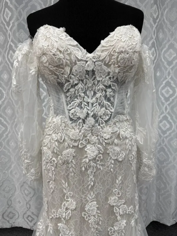 Bridal Sense Size 22 6178 Ivory/Nude Gown