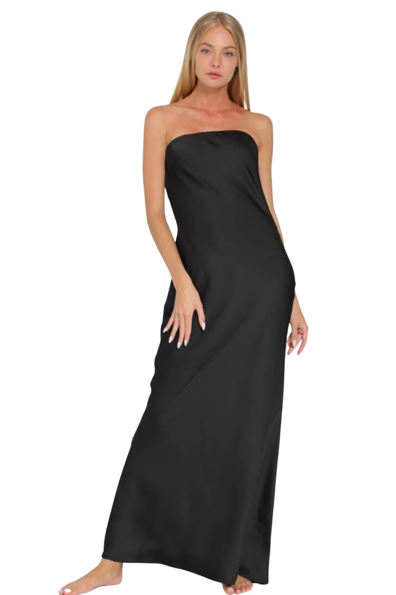 Caressa Tube Maxi Dress